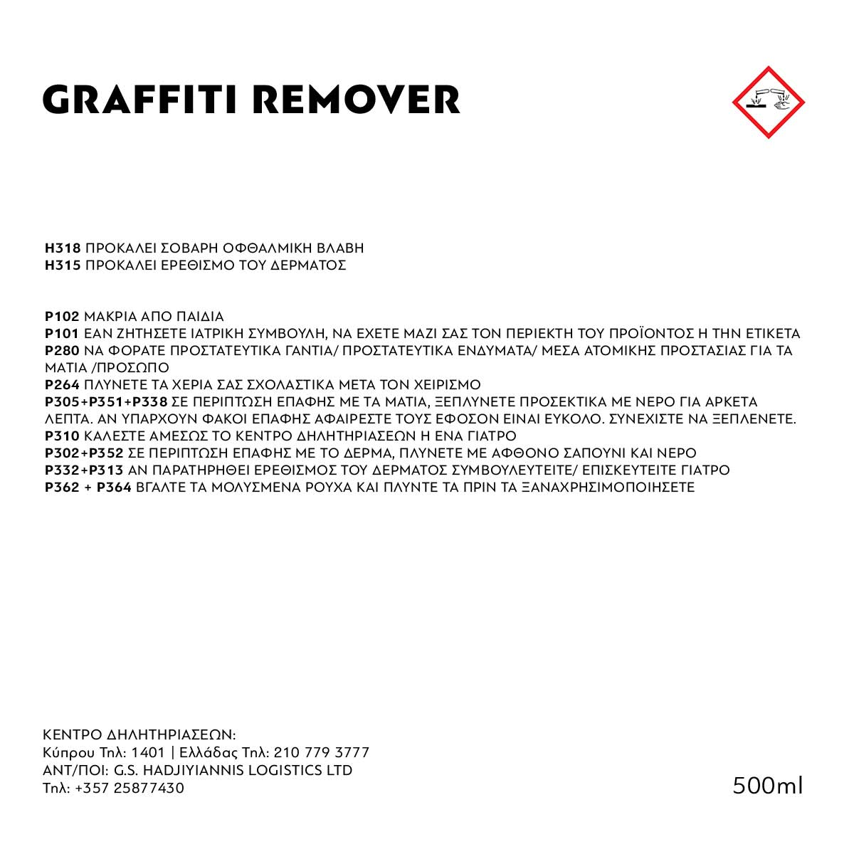 GRAFFITI REMOVER - WS