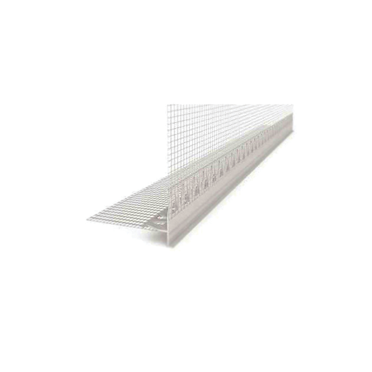 PVC CORNER BEAD WITH WATER-DRIPPING PART AND BONDED FIBERGLASS MESH PVC CORNER BEAD WITH WATER-DRIPPING PART AND BONDED FIBERGLASS MESH
