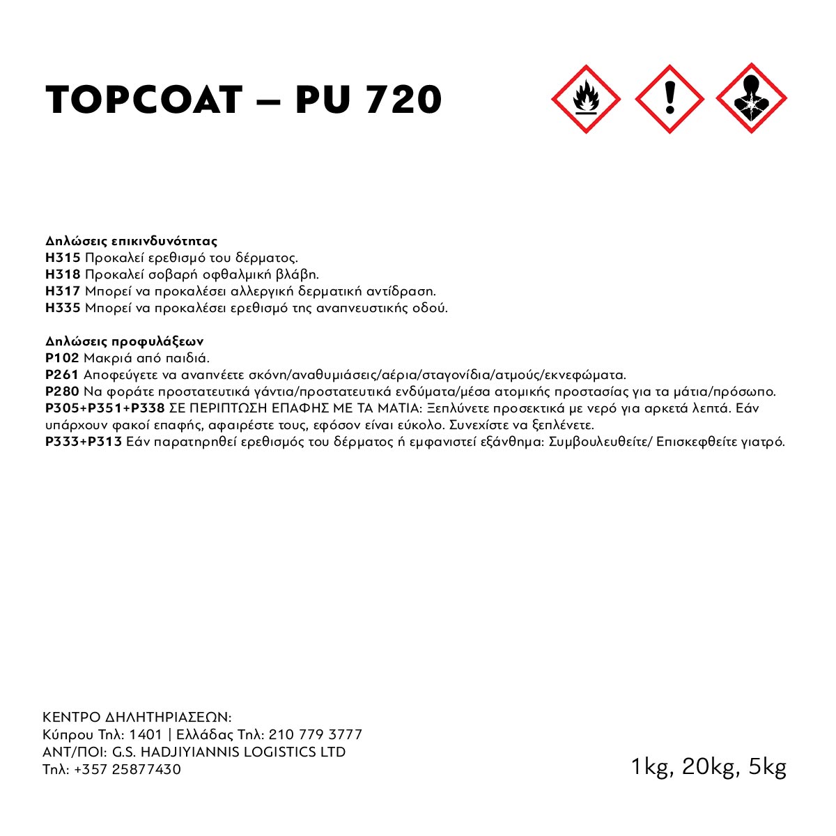 TOPCOAT PU720 - WS